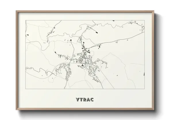 Une affiche de carte sur Ytrac
