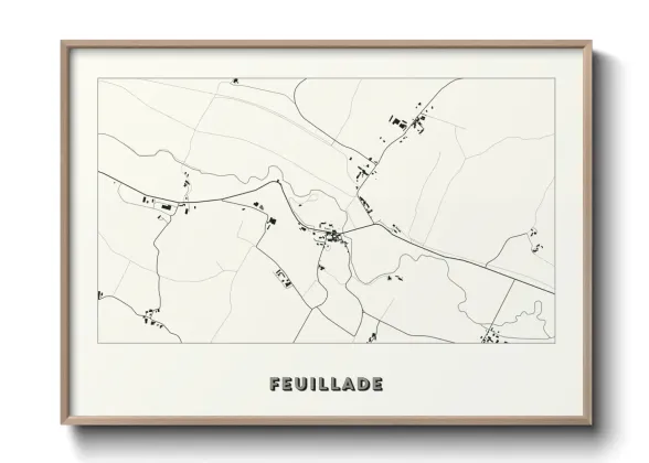 Une affiche de carte sur Feuillade