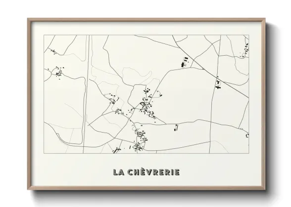 Une affiche de carte sur La Chèvrerie
