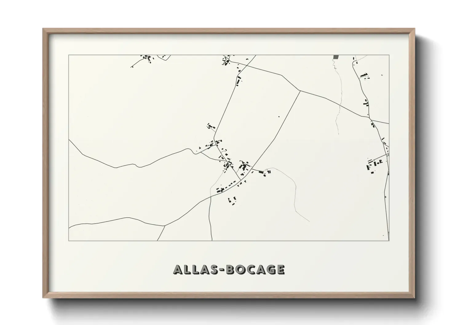 Un poster carteAllas-Bocage