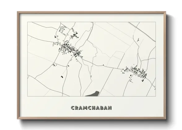 Une affiche de carte sur Cramchaban