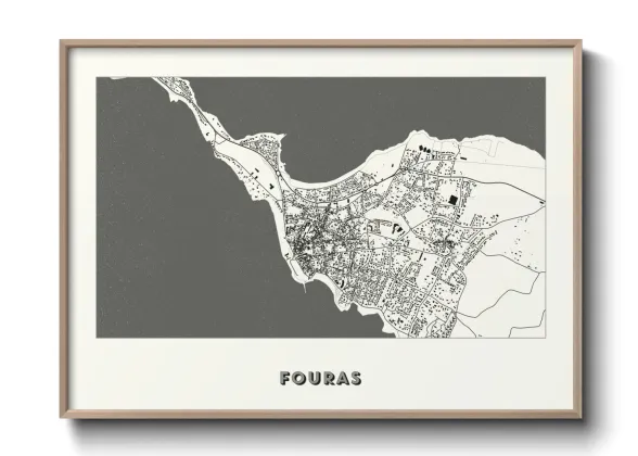 Une affiche de carte sur Fouras