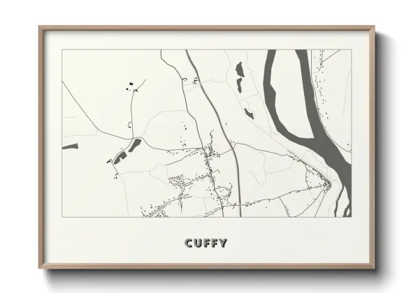 Une affiche de carte sur Cuffy