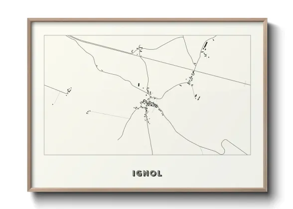 Une affiche de carte sur Ignol