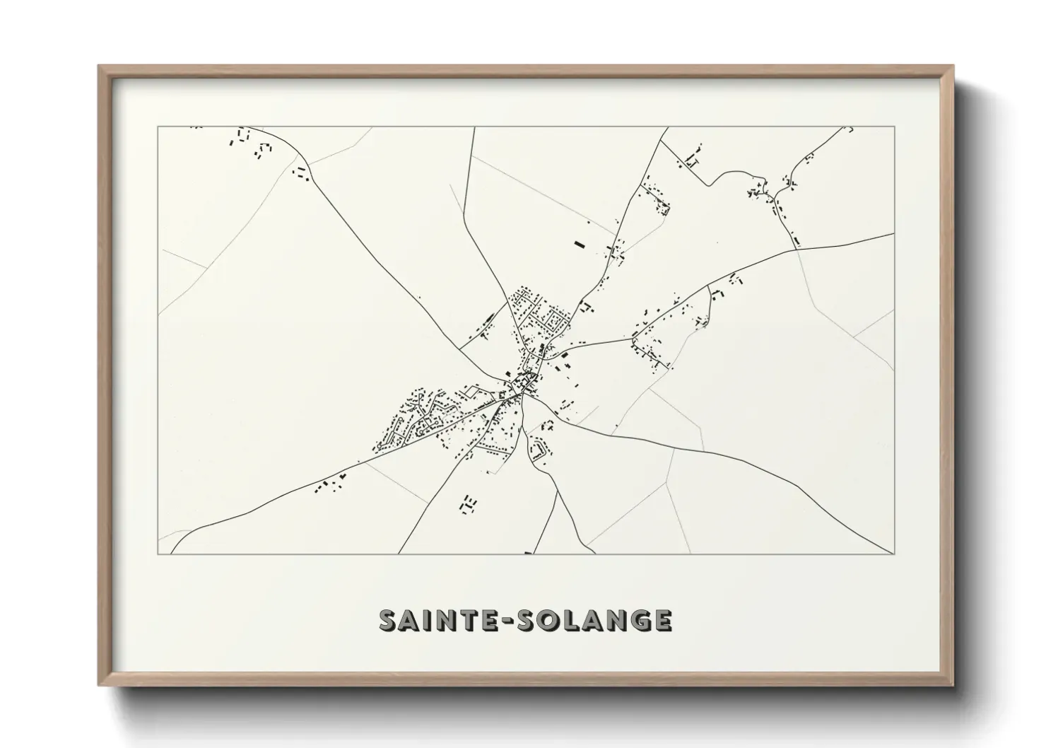 Un poster carteSainte-Solange