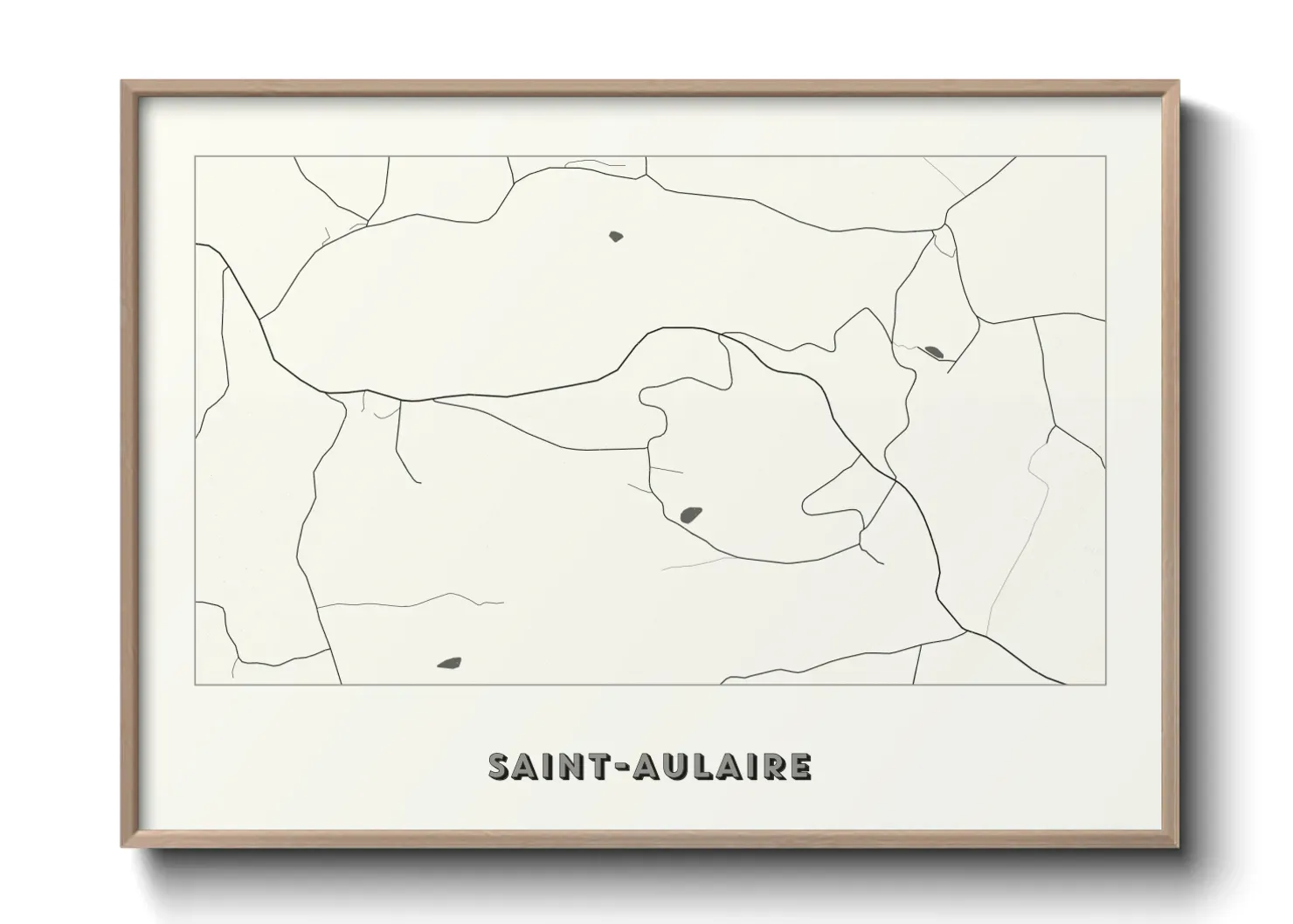 Un poster carteSaint-Aulaire