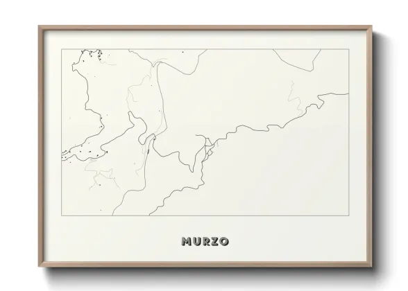 Une affiche de carte sur Murzo