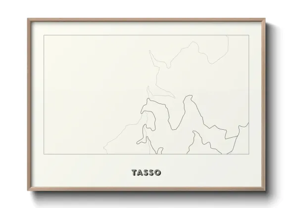 Une affiche de carte sur Tasso