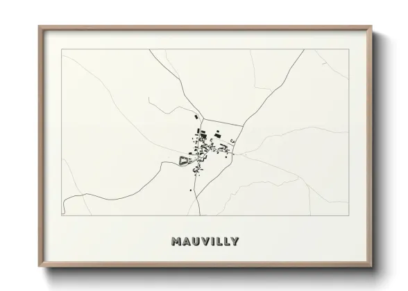 Une affiche de carte sur Mauvilly