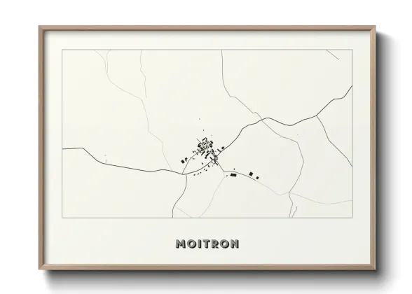 Une affiche de carte sur Moitron