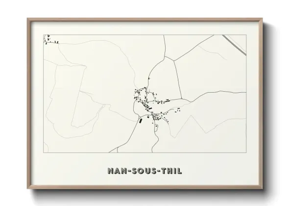 Une affiche de carte sur Nan-sous-Thil