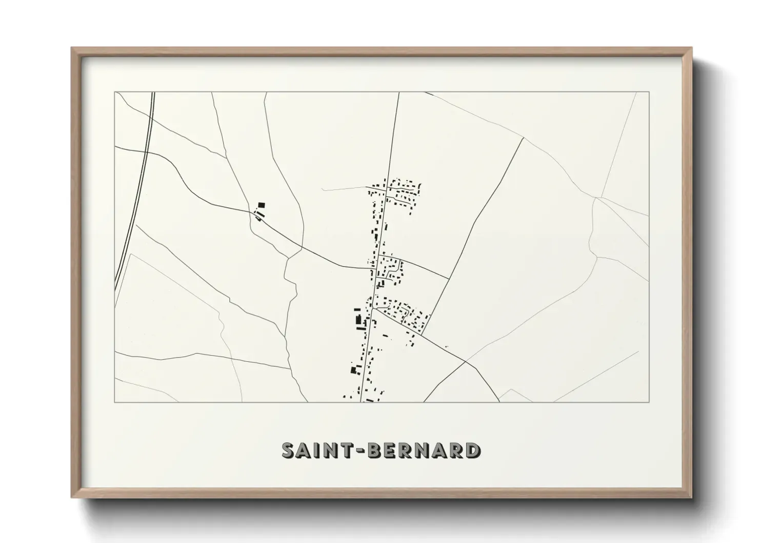 Un poster carteSaint-Bernard