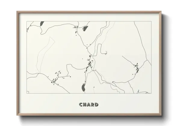 Une affiche de carte sur Chard