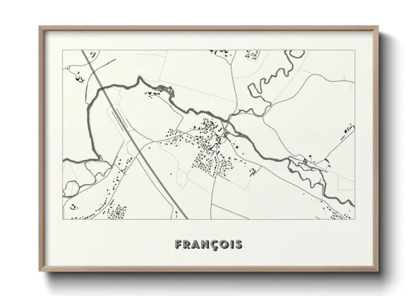 Une affiche de carte sur François