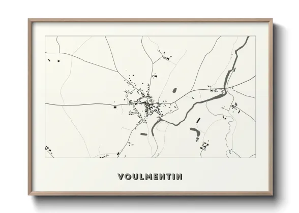 Une affiche de carte sur Voulmentin
