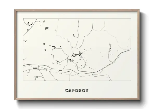Une affiche de carte sur Capdrot
