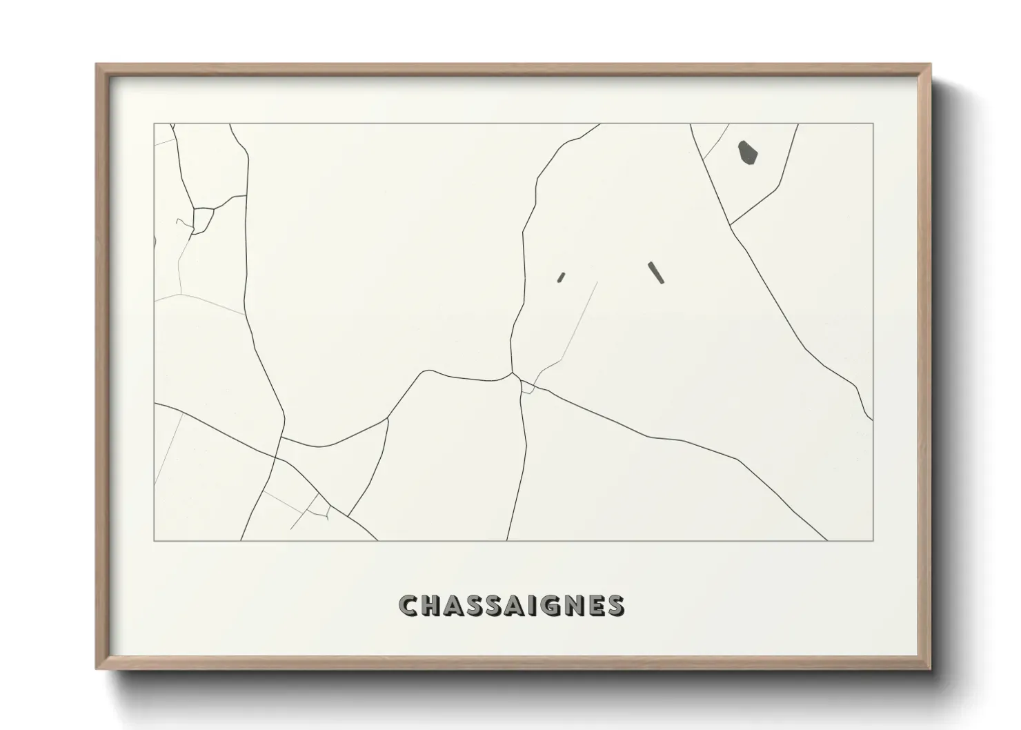 Un poster carteChassaignes