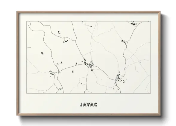 Une affiche de carte sur Jayac