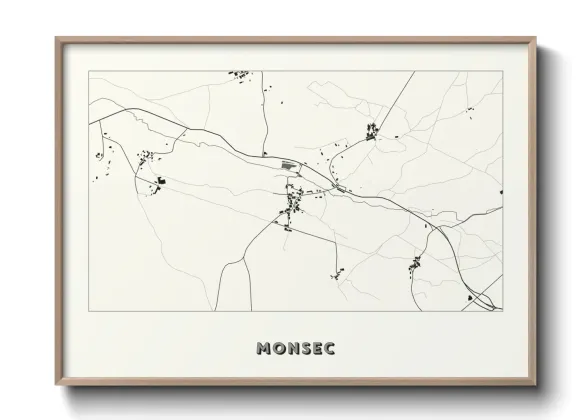 Une affiche de carte sur Monsec