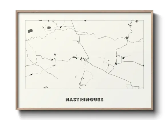 Une affiche de carte sur Nastringues