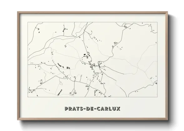 Une affiche de carte sur Prats-de-Carlux