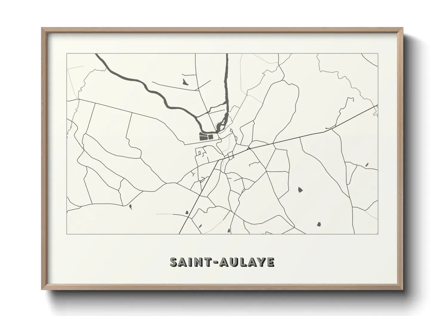 Un poster carteSaint-Aulaye