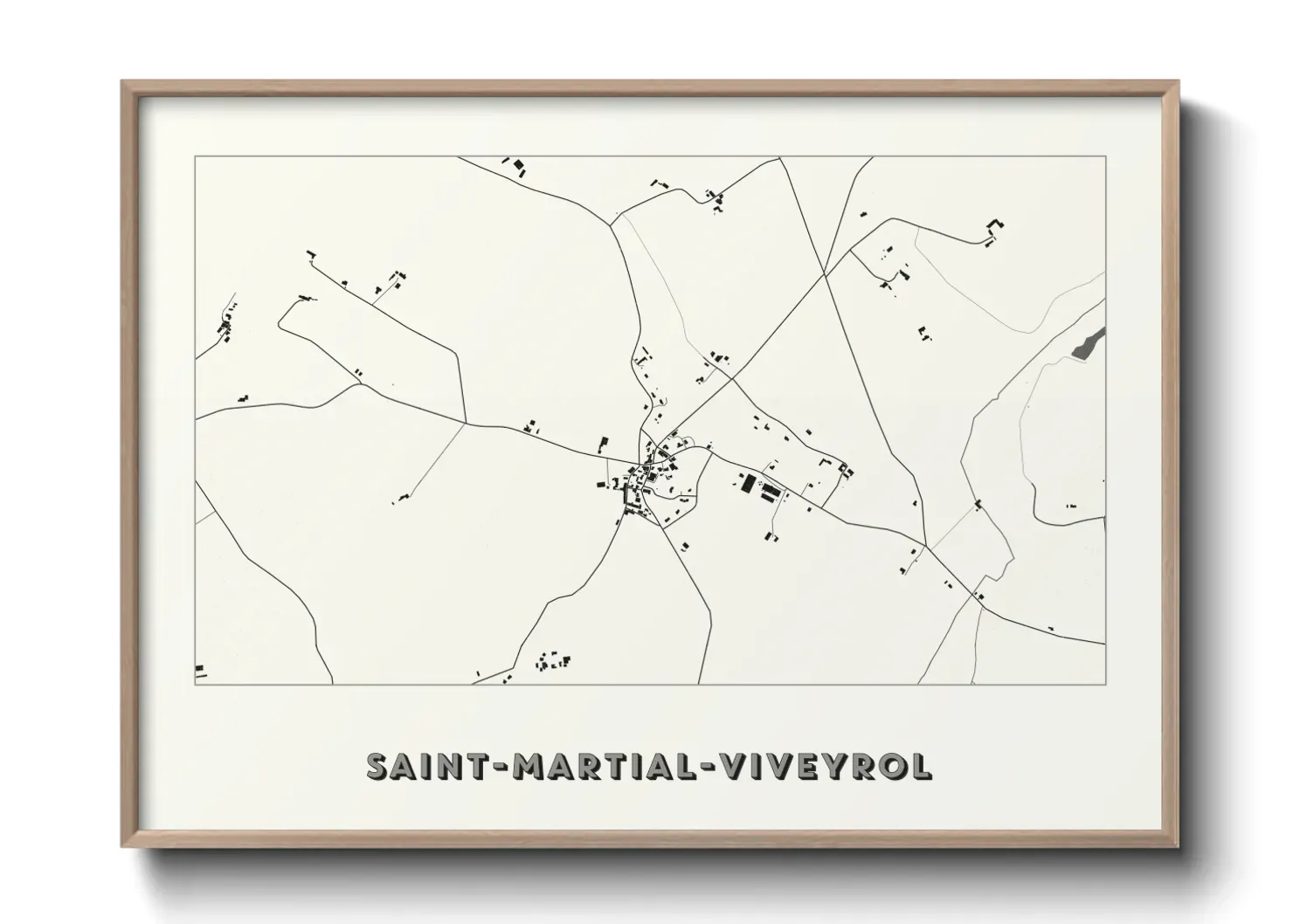 Un poster carteSaint-Martial-Viveyrol