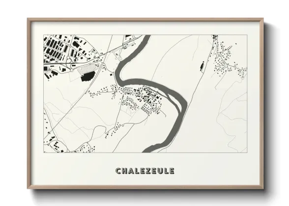 Une affiche de carte sur Chalezeule