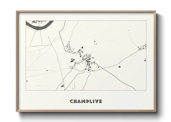 Une affiche de carte sur Champlive