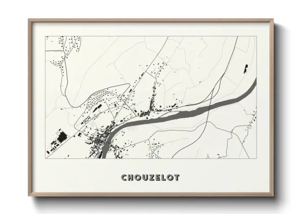 Une affiche de carte sur Chouzelot