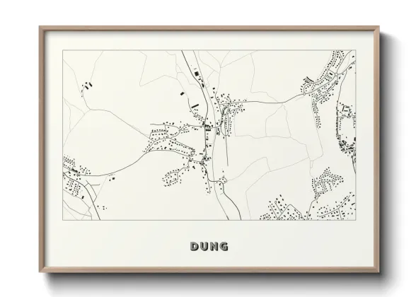 Une affiche de carte sur Dung