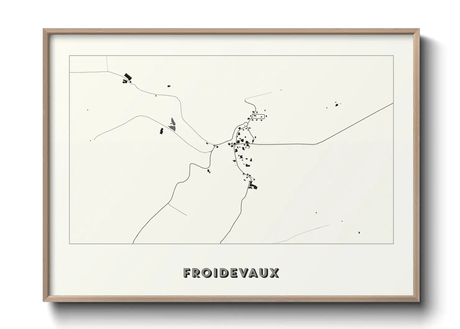 Un poster carteFroidevaux