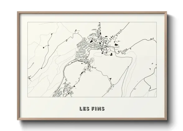 Une affiche de carte sur Les Fins