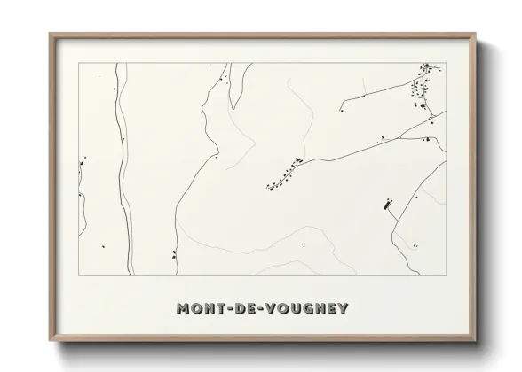 Une affiche de carte sur Mont-de-Vougney