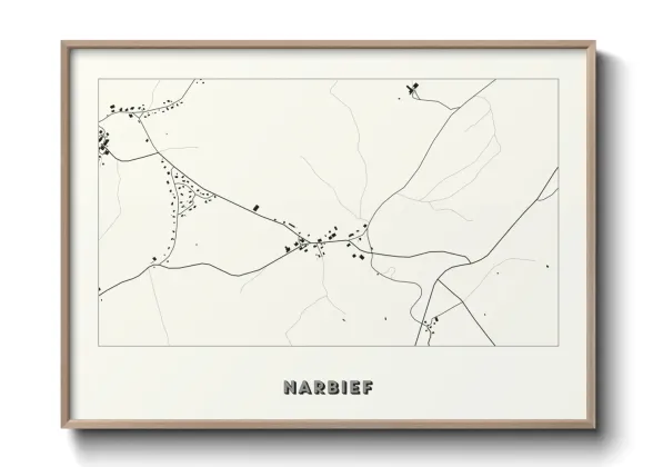 Une affiche de carte sur Narbief
