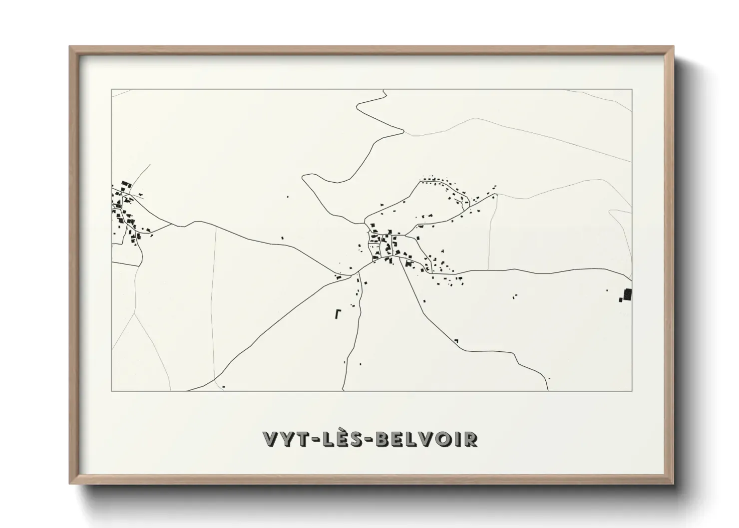 Un poster carteVyt-lès-Belvoir