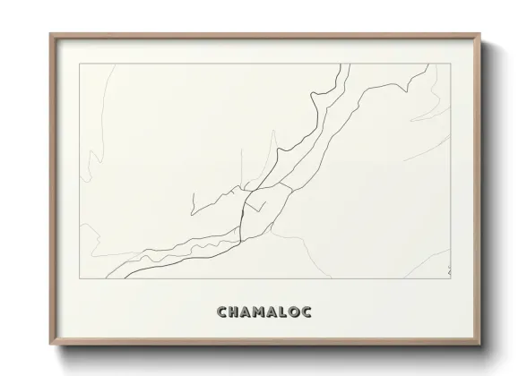 Une affiche de carte sur Chamaloc