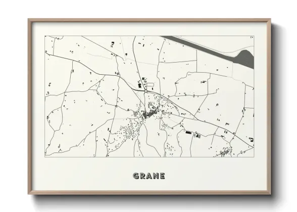 Une affiche de carte sur Grane
