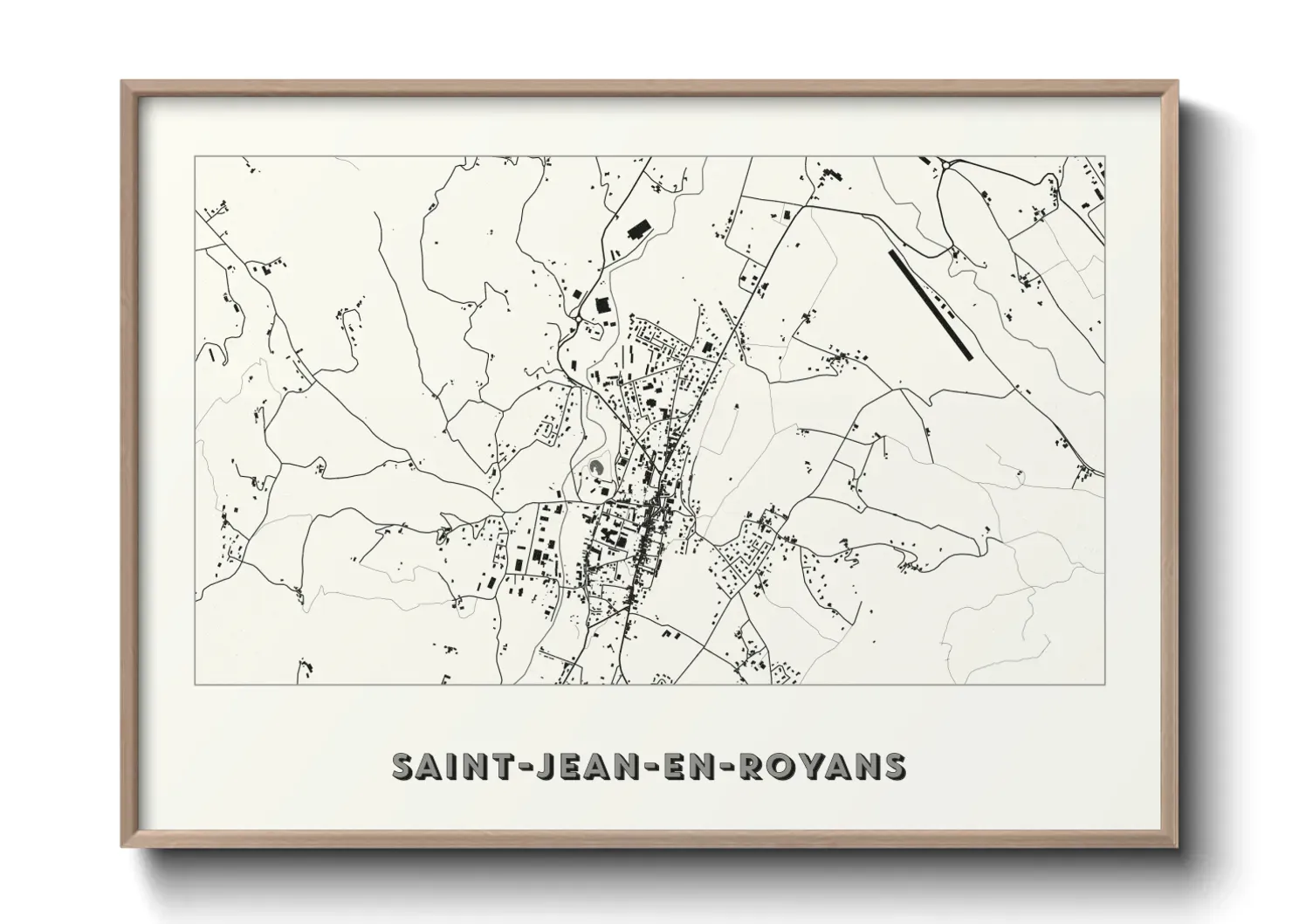 Un poster carteSaint-Jean-en-Royans