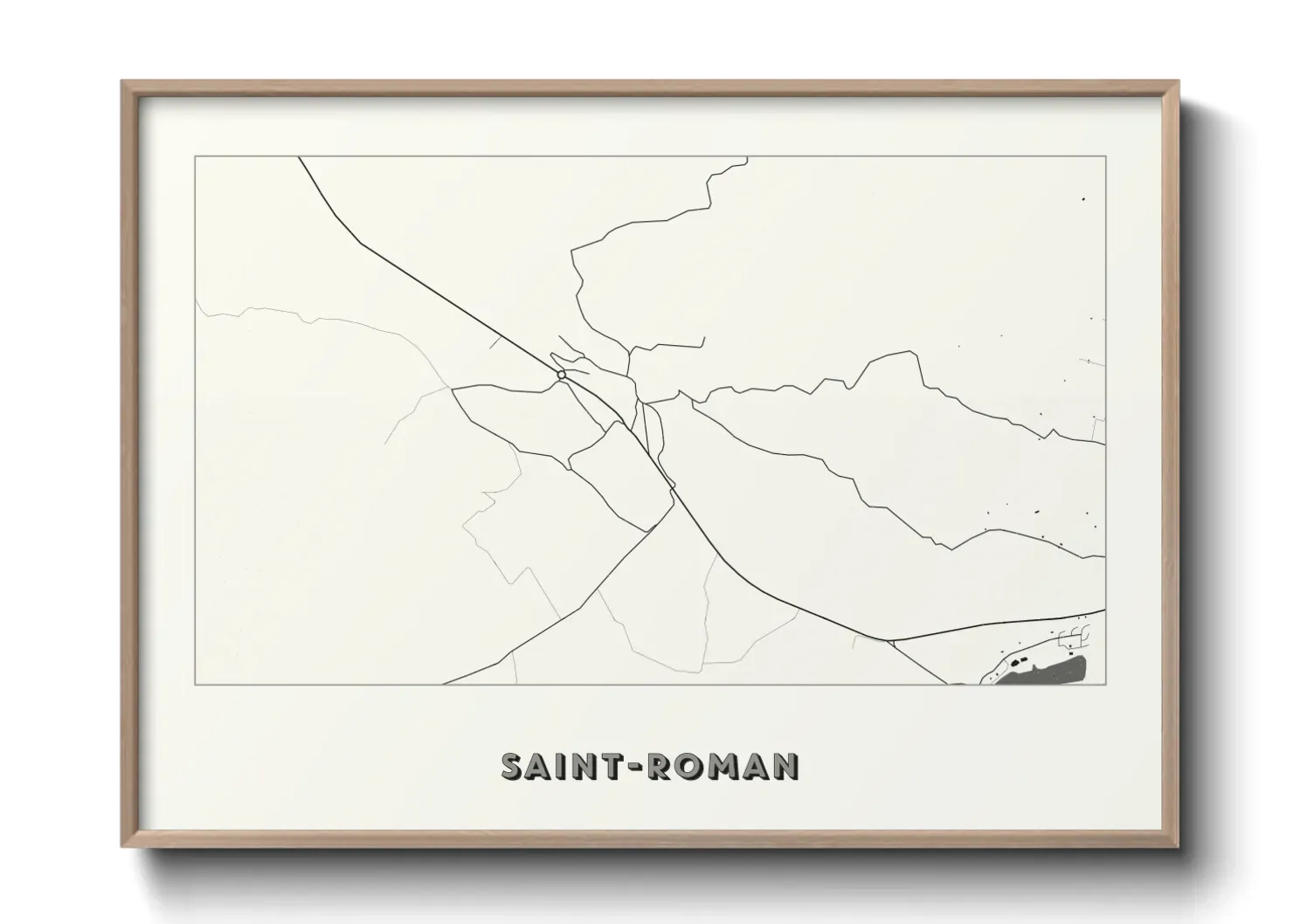 Un poster carteSaint-Roman