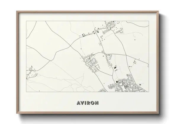 Une affiche de carte sur Aviron