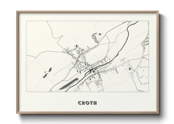 Une affiche de carte sur Croth