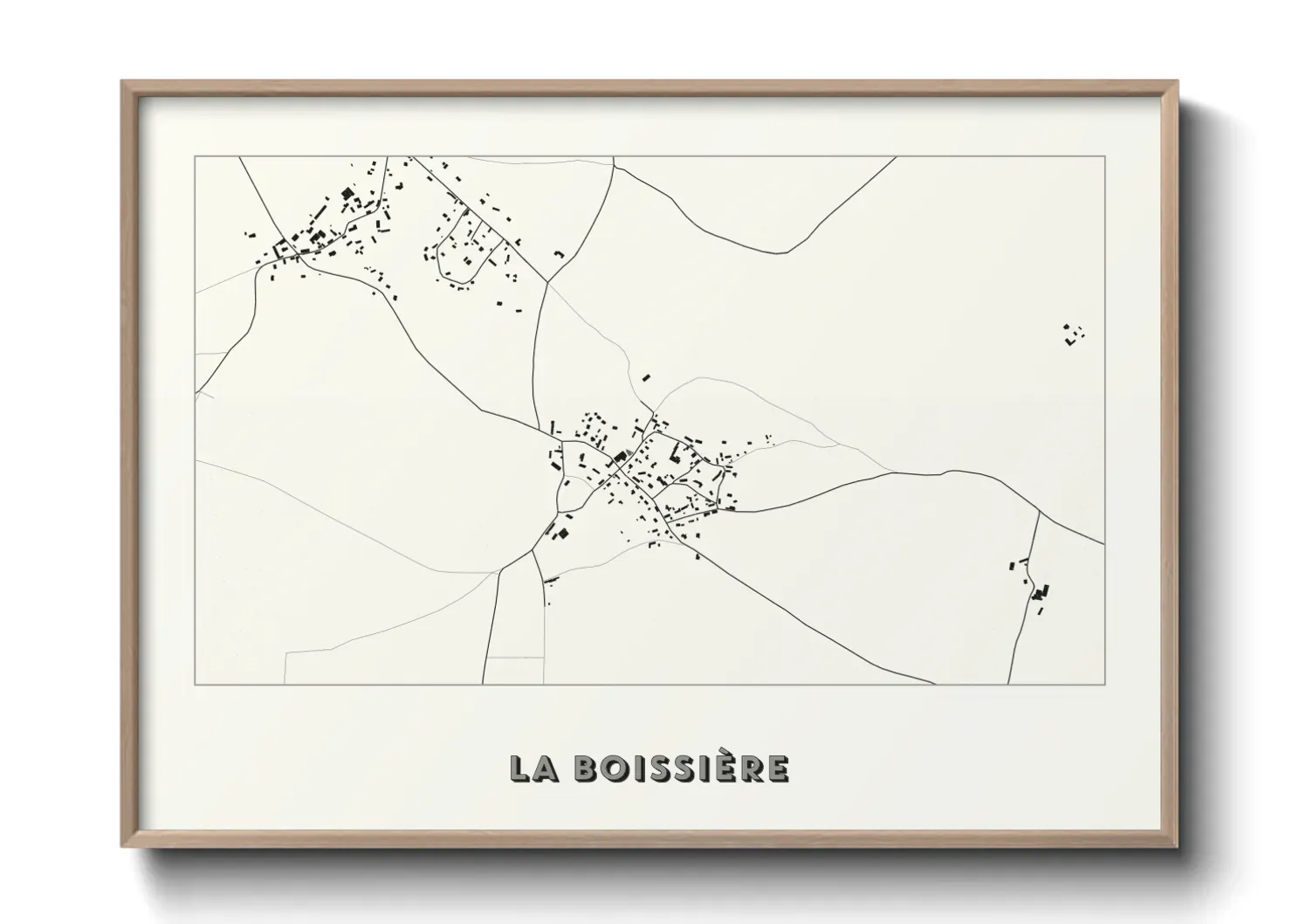 Un poster carteLa Boissière