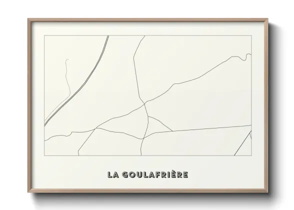 Une affiche de carte sur La Goulafrière