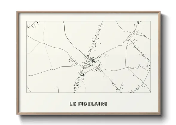 Une affiche de carte sur Le Fidelaire