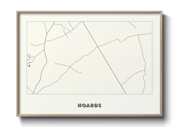 Une affiche de carte sur Noards