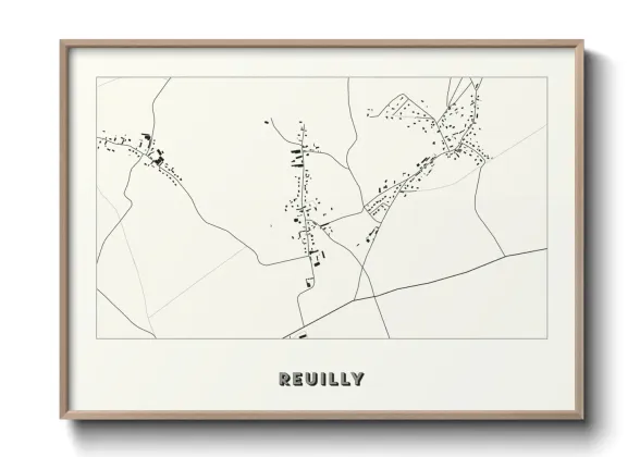 Une affiche de carte sur Reuilly