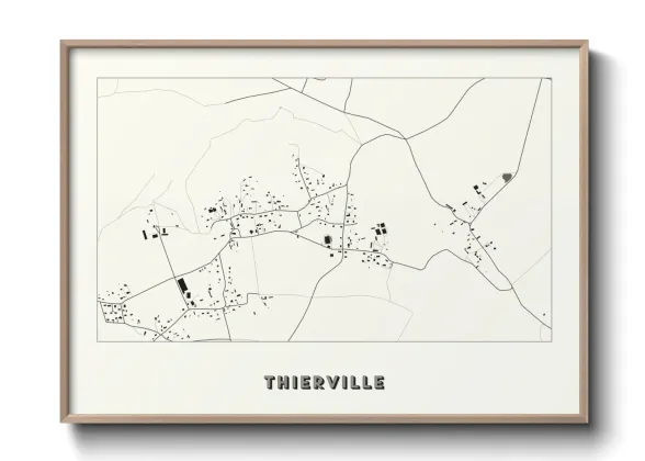 Une affiche de carte sur Thierville