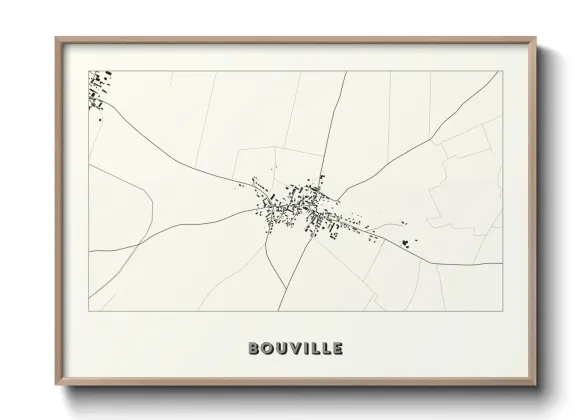 Une affiche de carte sur Bouville