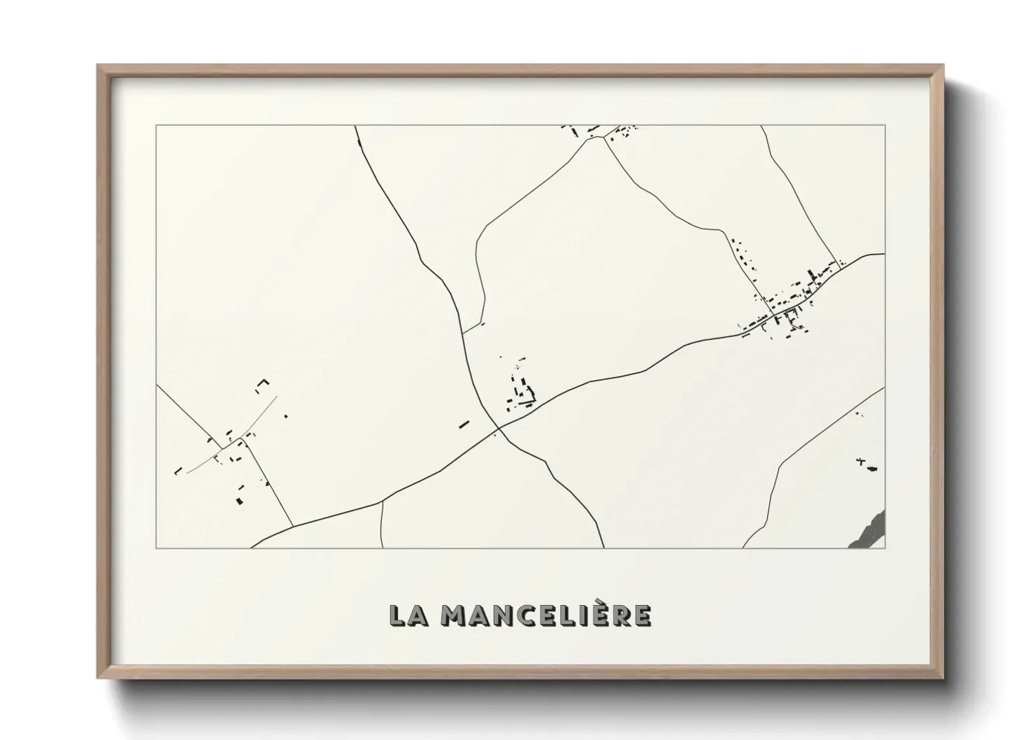 Un poster carteLa Mancelière